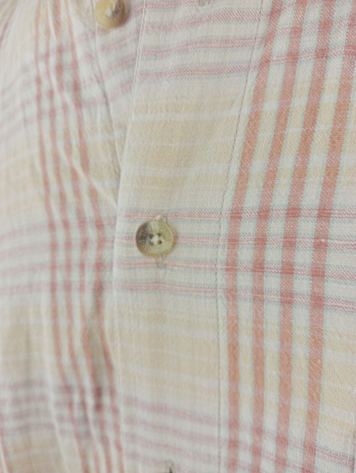 TIMBERLAND CAMICIA UOMO TG. L MAN CASUAL VINTAGE SHIRT COTONE COTTON ITALY