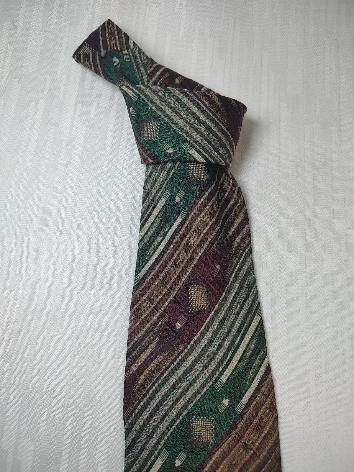 ALTEA MILANO 100% SILK TIE SETA CRAVATTA NECKTIE MADE IN ITALY CLASSIC