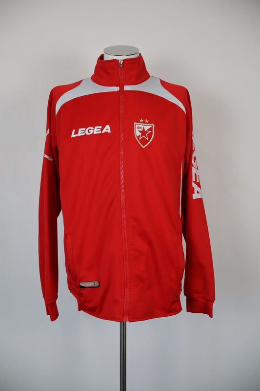 LEGEA STELLA ROSSA FELPA CALCIO JACKET UOMO Tg XL MAN SPORT JACKET SWEATSHIRT