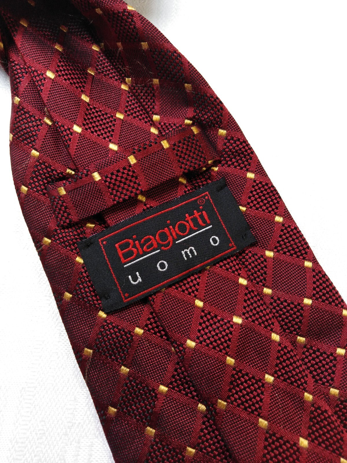 BIAGIOTTI 100% SILK TIE SETA CRAVATTA NECKTIE ITALY VINTAGE CLASSIC