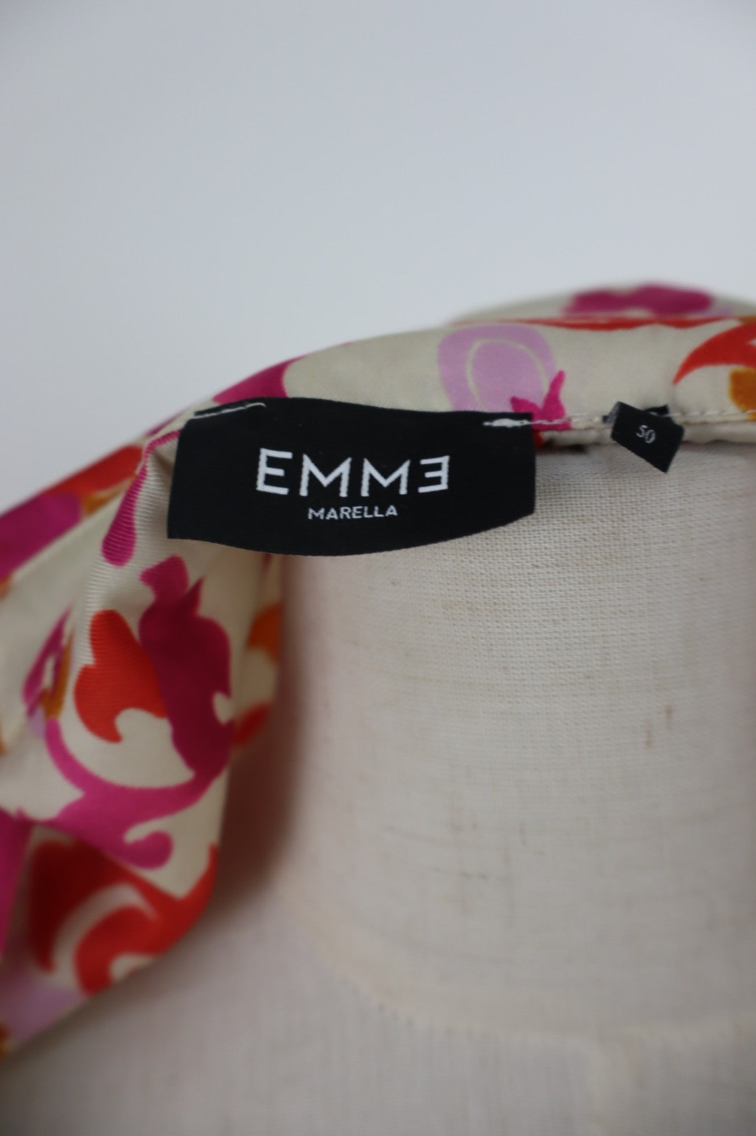EMME MARELLA VESTITO ABITO DONNA TG. 50 WOMAN CASUAL VINTAGE DRESS CON TAG