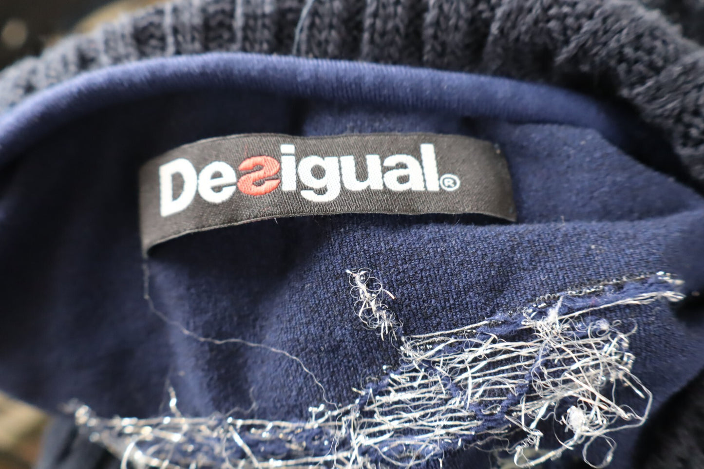 DESIGUAL VESTITO ABITO DONNA TG. XL WOMAN CASUAL VINTAGE DRESS COTONE