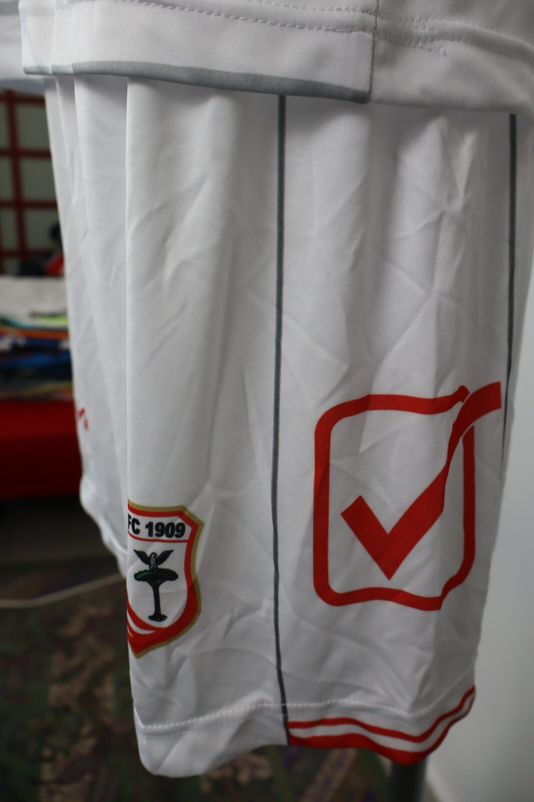 GIVOVA CARPI COMPLETO CALCIO MAGLIA SHORTS UOMO tg L FOOTBALL JERSEY SPORT