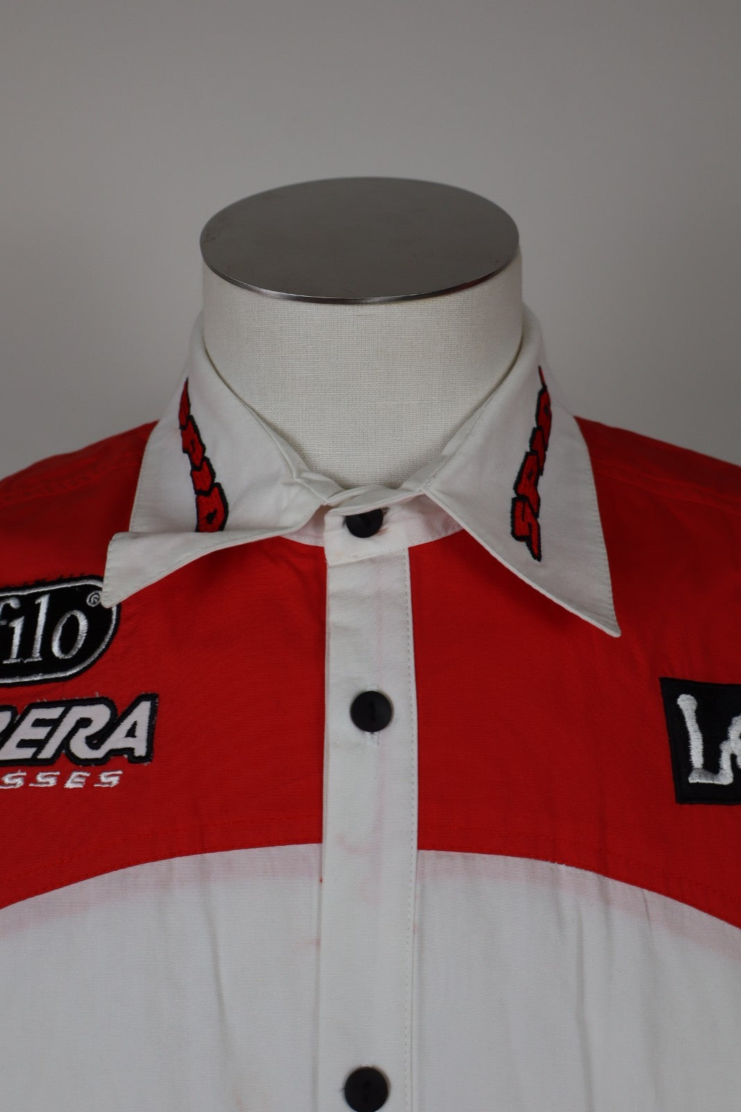 LEE RACING APRILIA CAMICIA COTONE UOMO  L MAN CASUAL VINTAGE SHIRT LOGO