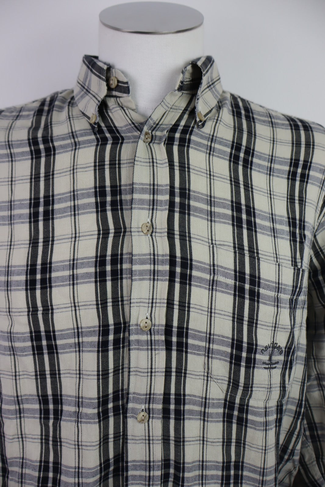 NAVIGARE CAMICIA COTONE UOMO TG. M MAN CASUAL VINTAGE SHIRT LOGO COTTON