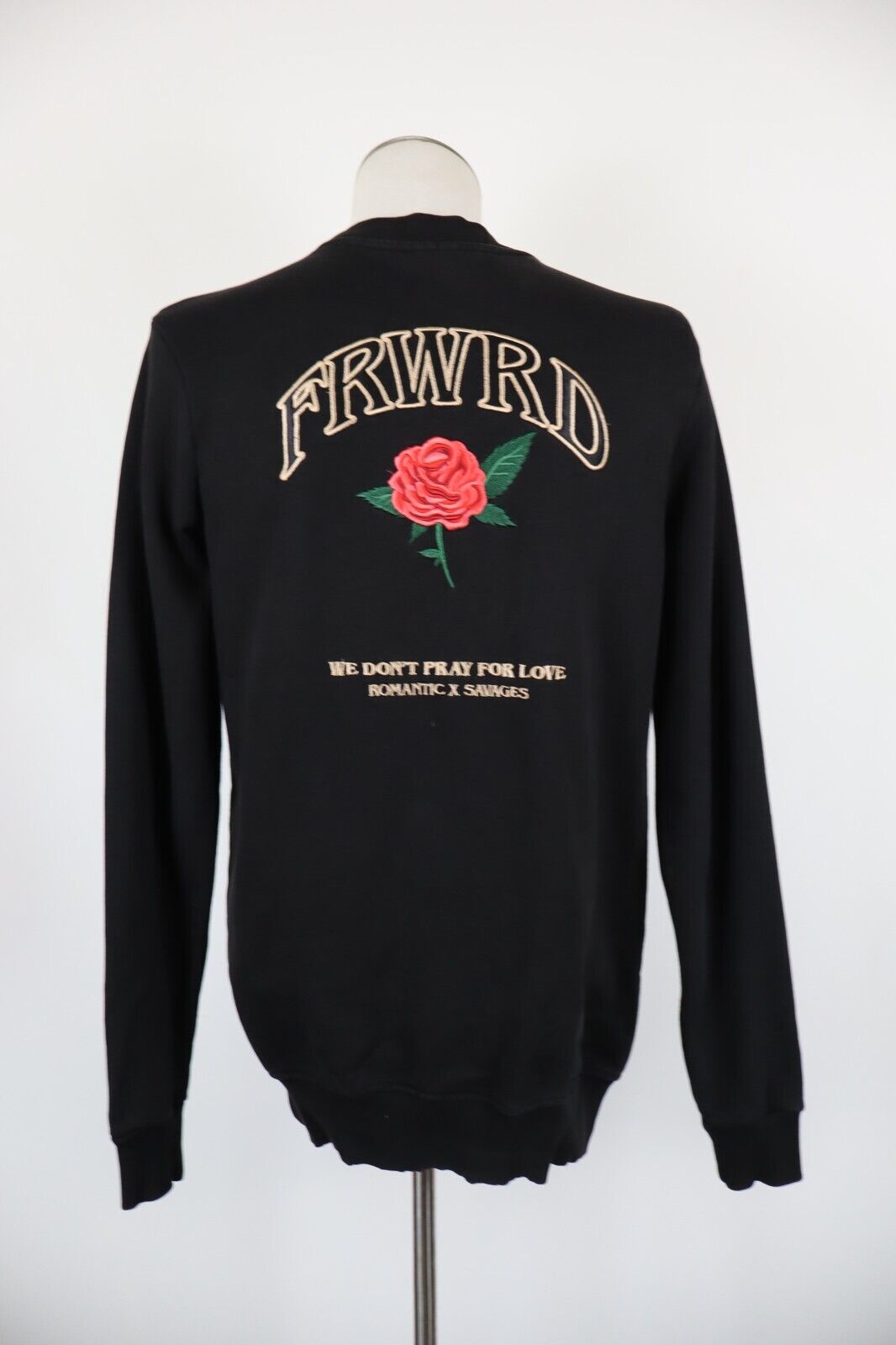 FRWRD FELPA MAGLIA UOMO Tg L MAN SPORT JACKET SWEATSHIRT VINTAGE COTONE