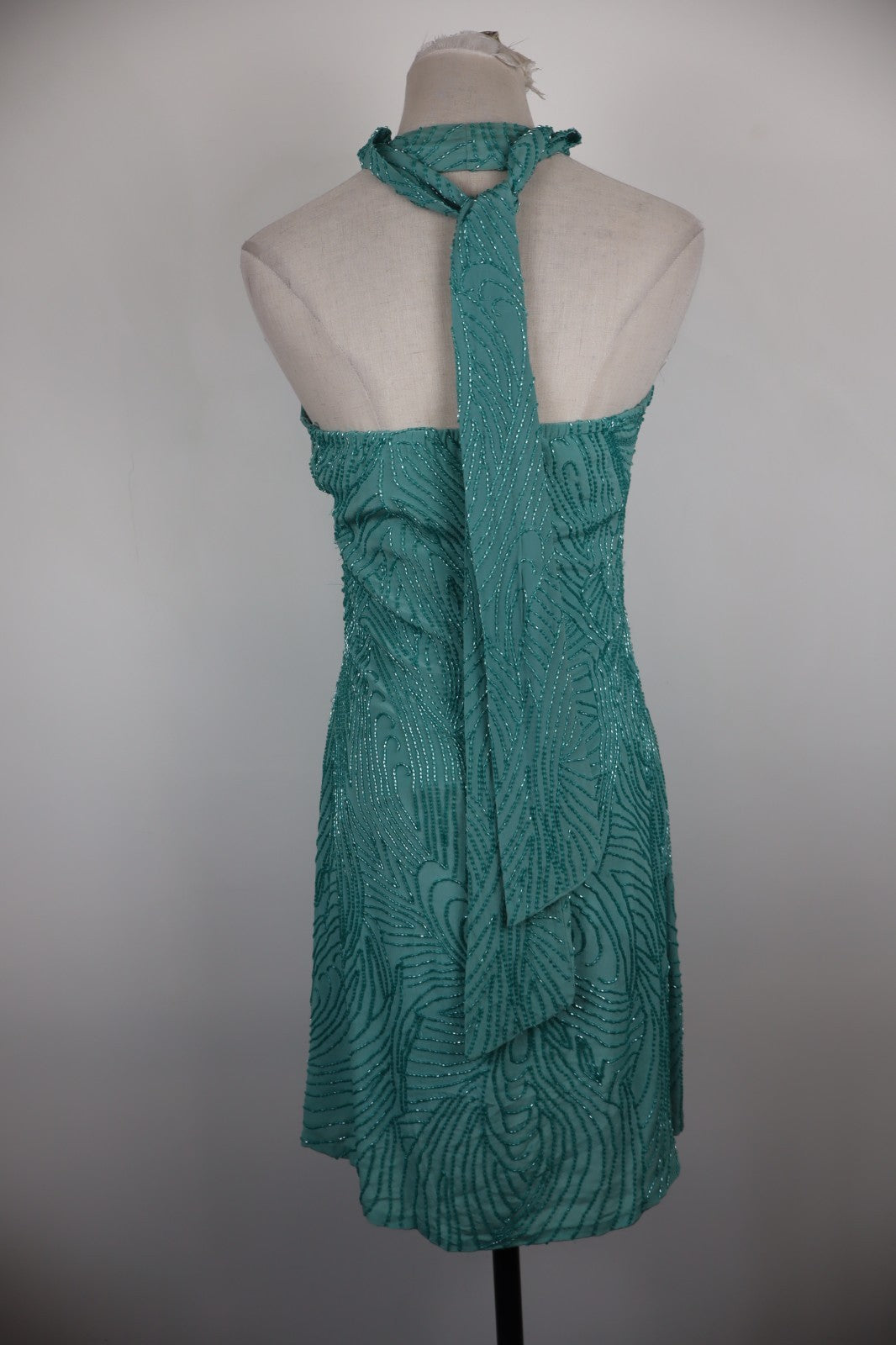 MARCIANO GUESS VESTITO ABITO DONNA TG. 42 WOMAN CASUAL VINTAGE DRESS SETA SILK