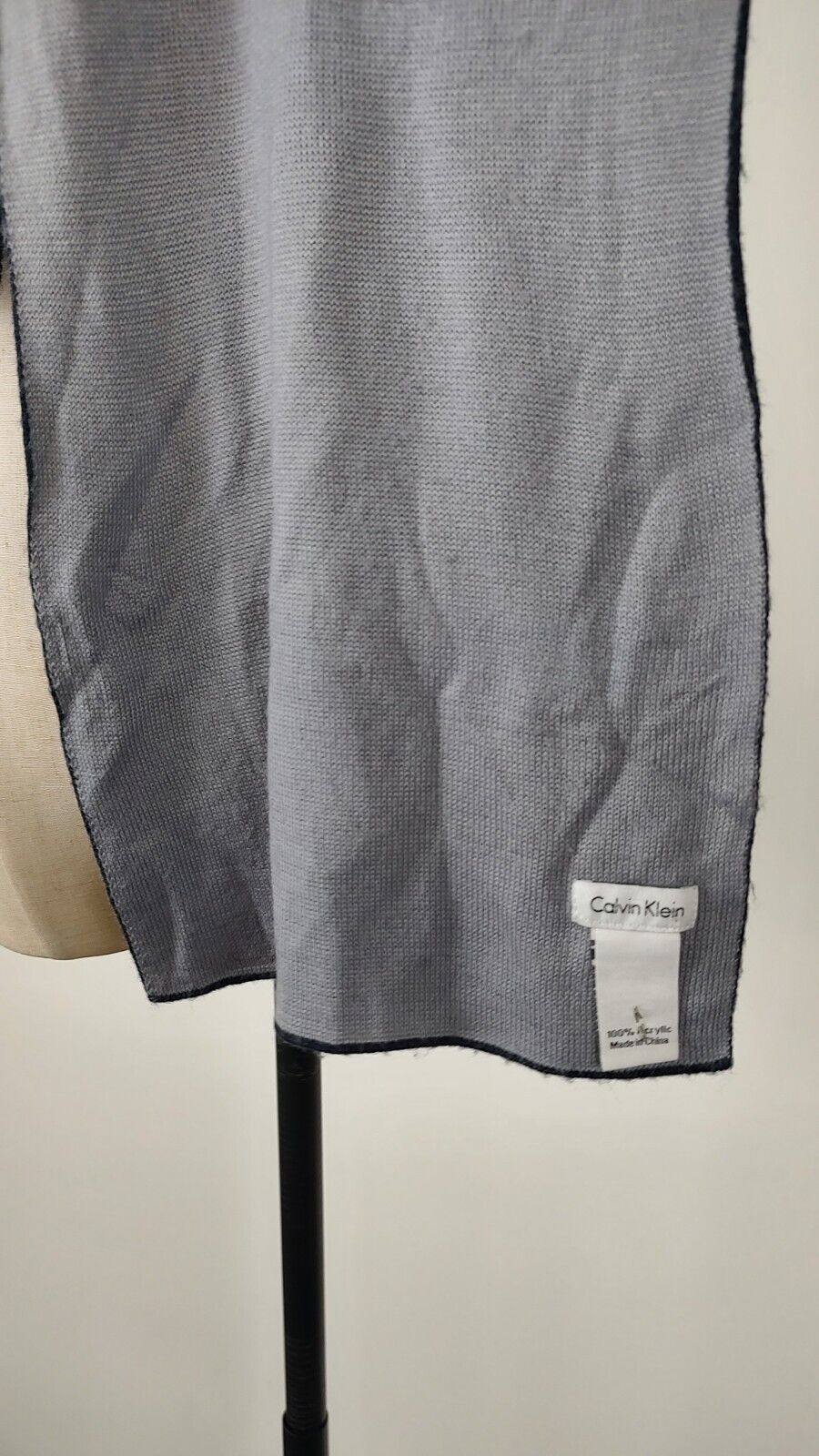 CALVIN KLEIN JEANS SCIARPA UOMO DONNA WOMAN MAN VINTAGE CASUAL SCARF DOUBLE-FACE