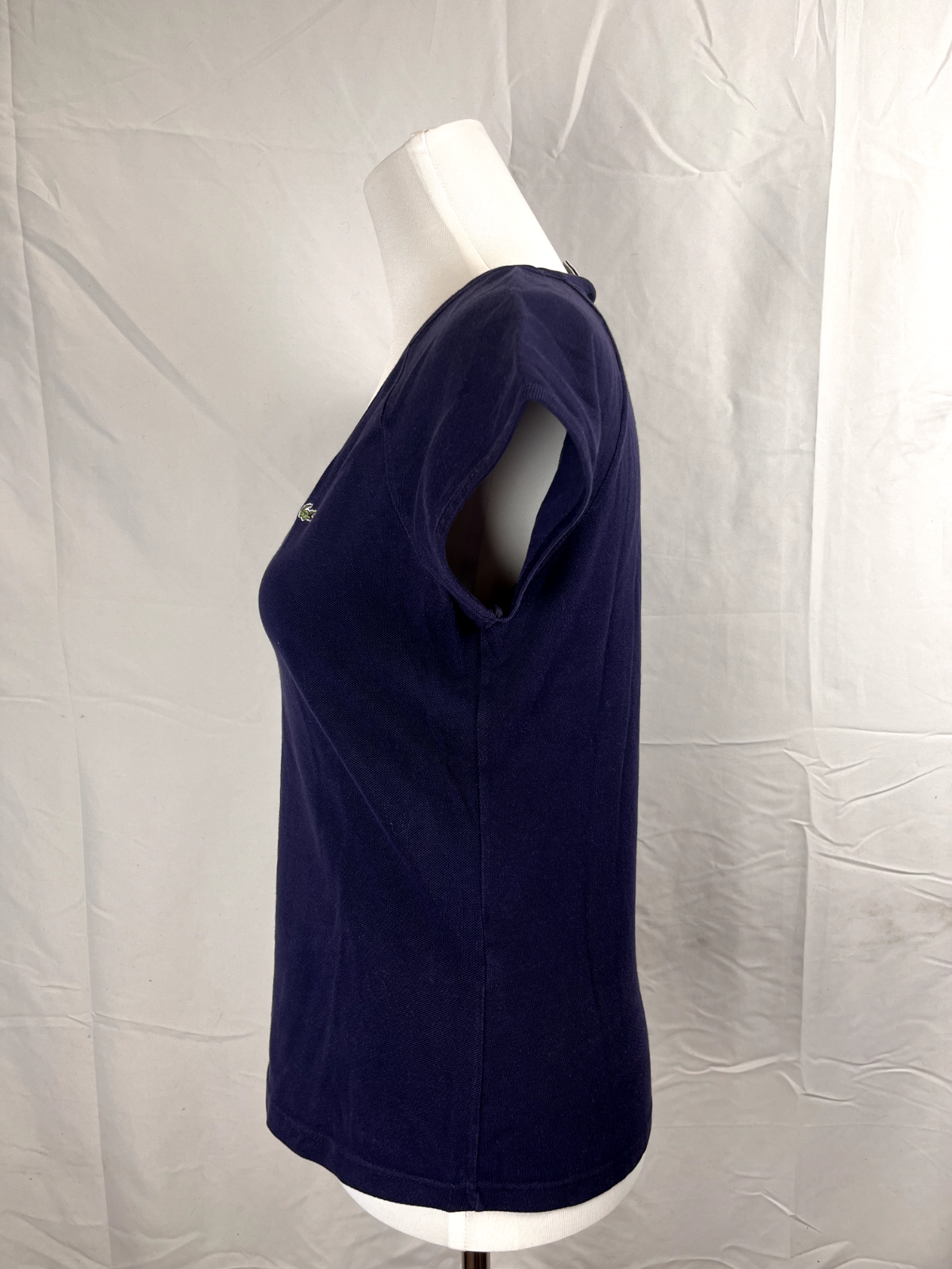 LACOSTE MAGLIA DONNA TG. 40 WOMAN CASUAL VINTAGE T-SHIRT COTONE COTTON