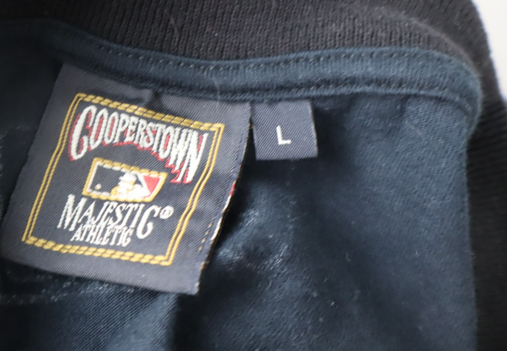 COOPERSTOWN MAJESTIC NY NEW YORK CANOTTA MAGLIA UOMO BASEBALL TG L SPORT VINTAGE