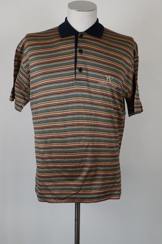 ENRICO COVERI MAGLIA POLO UOMO TG. 46 MAN POLO SHIRT CASUAL VINTAGE COTONE
