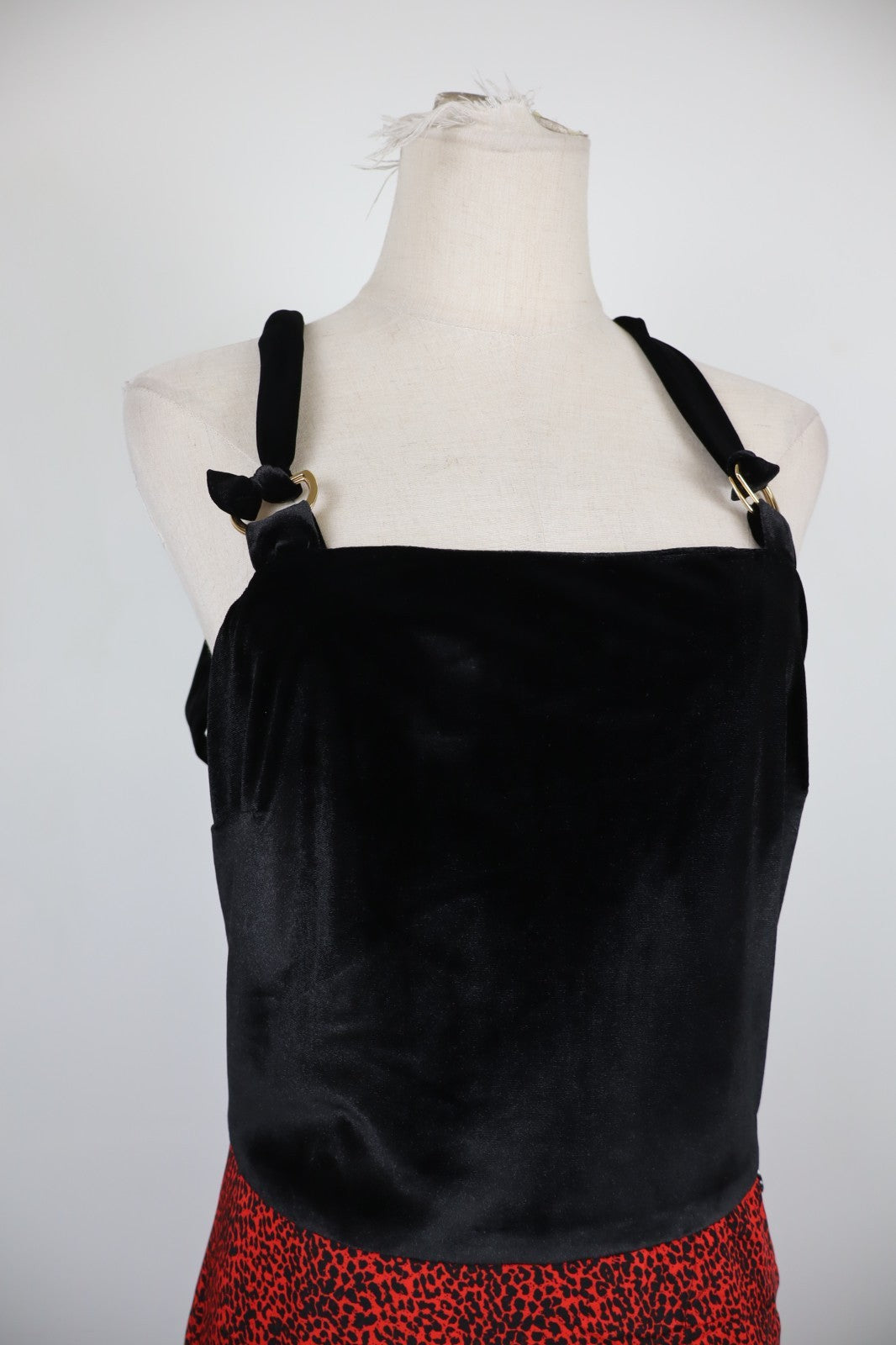 GAELLE PARIS VESTITO ABITO A BRETELLE DONNA TG. 44 WOMAN CASUAL VINTAGE DRESS