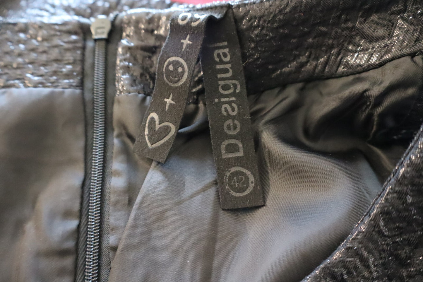 DESIGUAL VESTITO ABITO DONNA TG. 42 WOMAN CASUAL VINTAGE DRESS