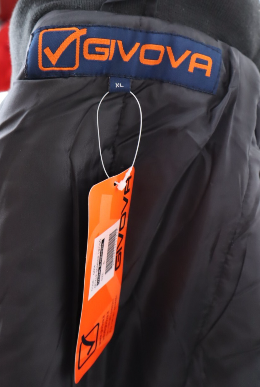GIVOVA AS AVELLINO GIUBBINO CALCIO UOMO Tg XL MAN SPORT JACKET SOCCER CON TAG