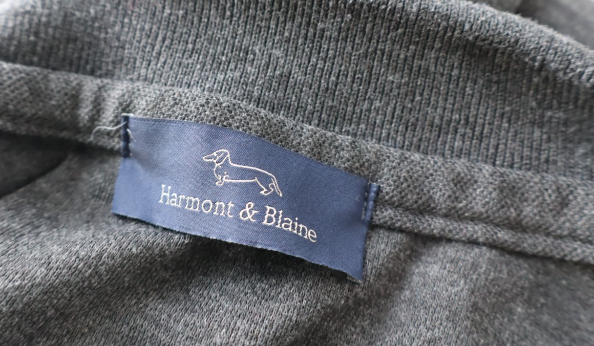HARMONT & BLAINE POLO MAGLIA UOMO COTONE TG. L MAN COTTON T-SHIRT VINTAGE CASUAL