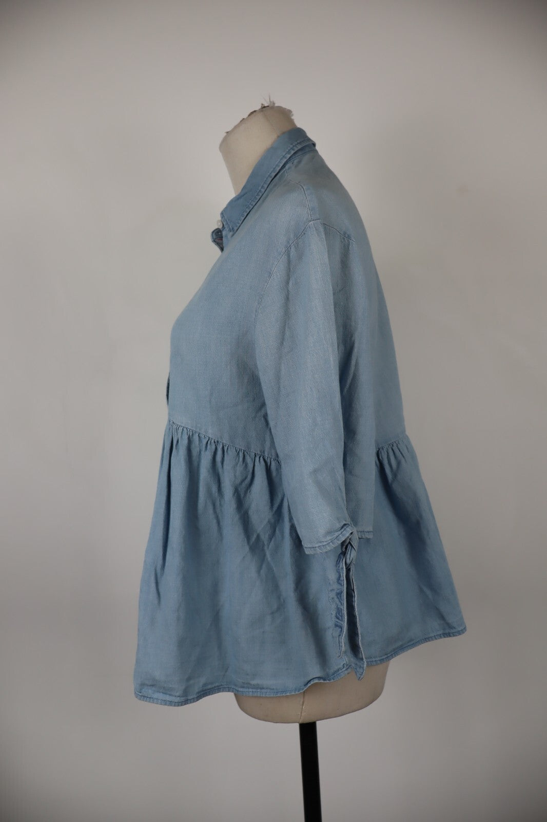 TOMMY HILFIGER JEANS CAMICIA  DONNA TG. S WOMAN SHIRT CASUAL VINTAGE COTONE