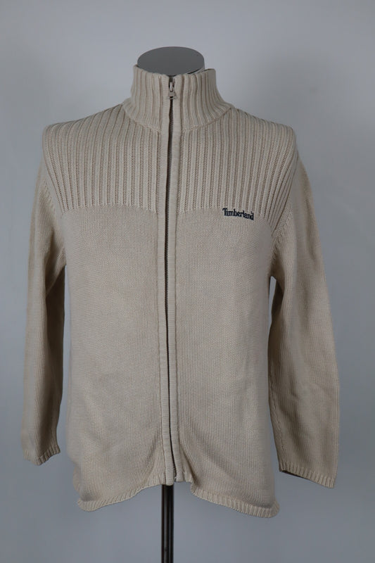 TIMBERLAND MAGLIONE CON ZIP COTONE VINTAGE UOMO TG 12 MAN SWEATER CASUAL