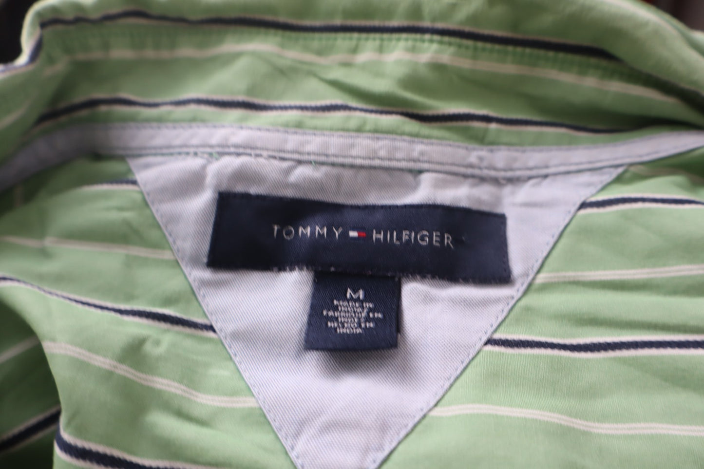 TOMMY HILFIGER CAMICIA UOMO COTONE M MAN CASUAL VINTAGE SHIRT MANICA LUNGA