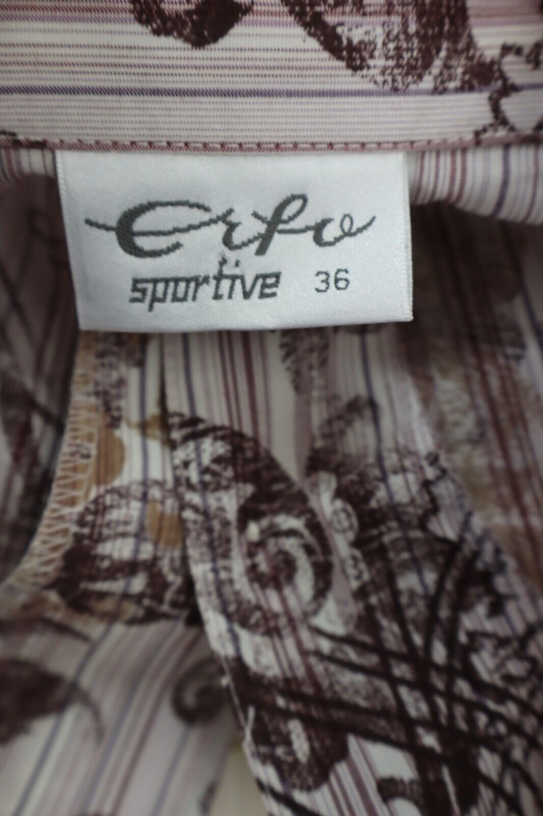 CAMICIA DONNA TG 36 WOMAN SHIRT FAIRSTYLE RETRO' VOLANT VINTAGE Y2K 2000'S