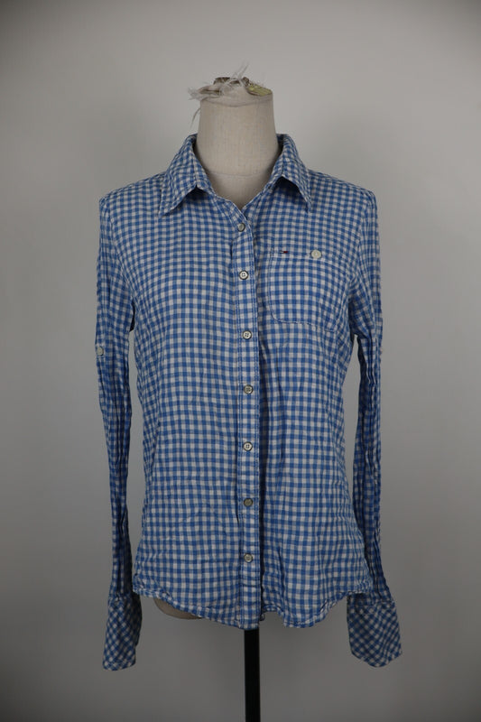 TOMMY HILFIGER DENIM CAMICIA DONNA TG L WOMAN SHIRT CASUAL VINTAGE COTONE COTTON