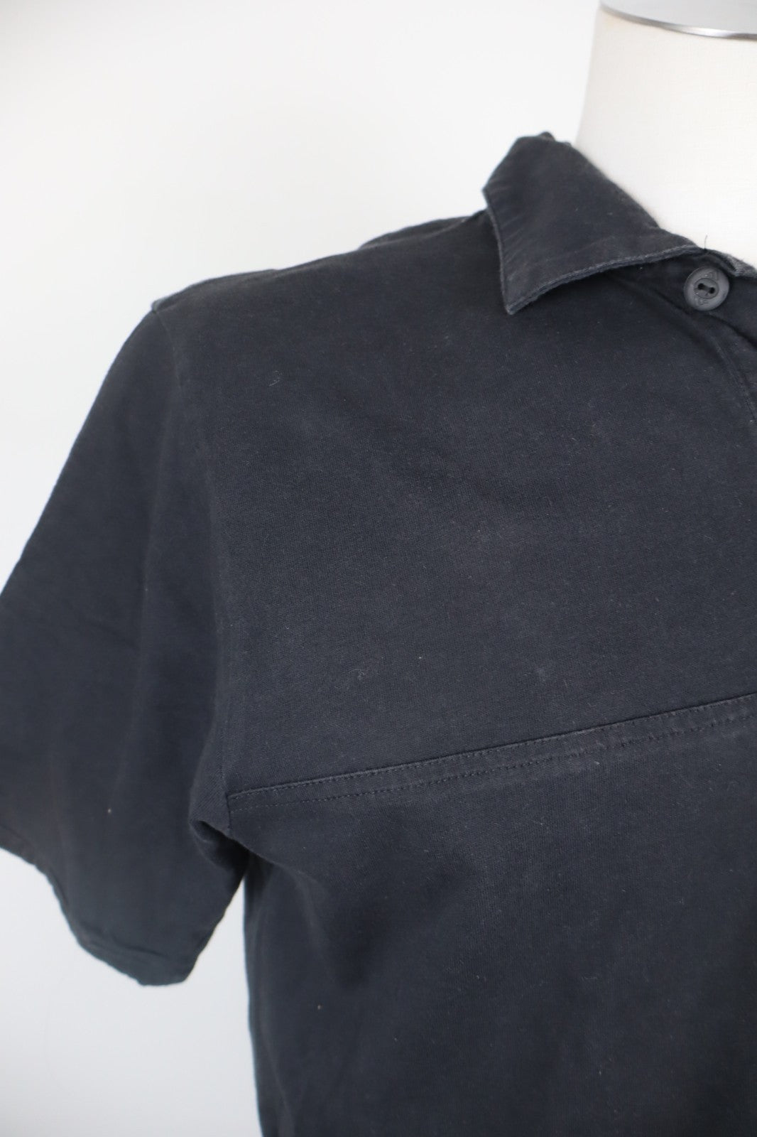 ADIDAS ALL BLACKS MAGLIA POLO UOMO M MAN T-SHIRT CASUAL VINTAGE COTONE COTTON