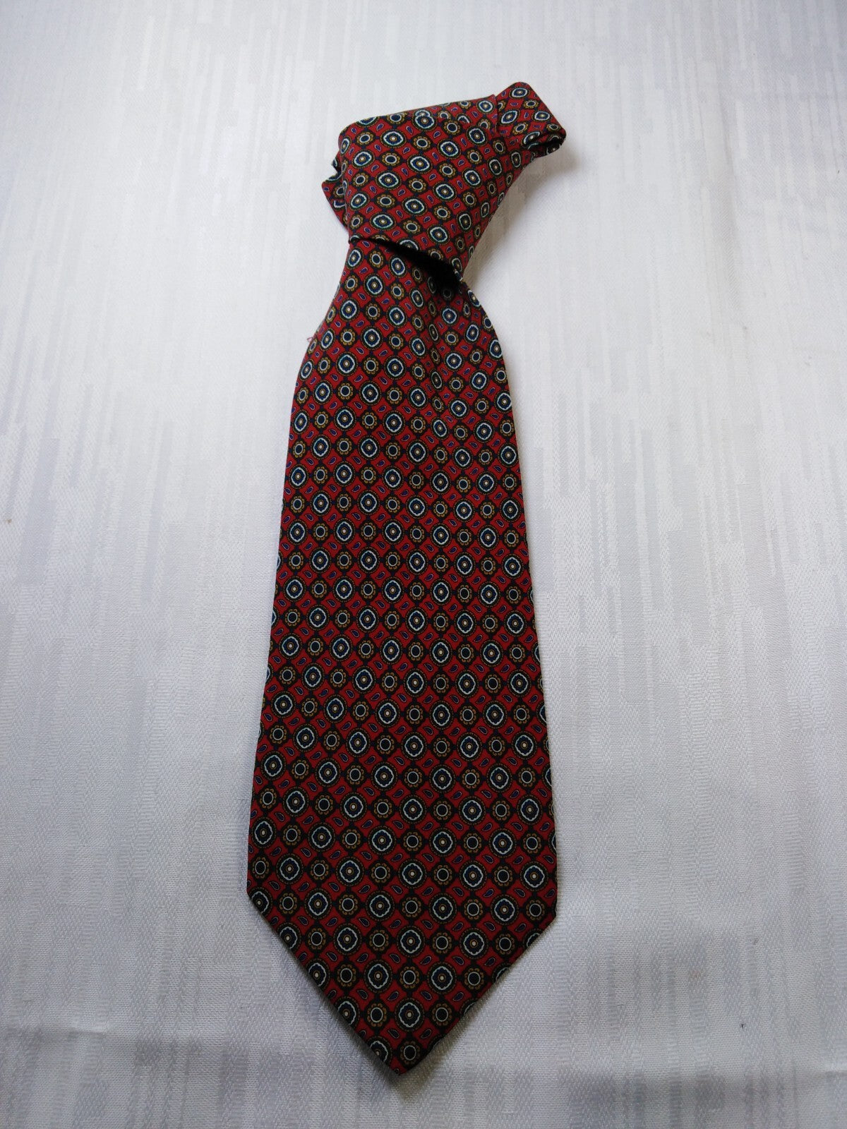 BALESTRA 00% SILK TIE SETA CRAVATTA NECKTIE MADE IN ITALY CLASSIC