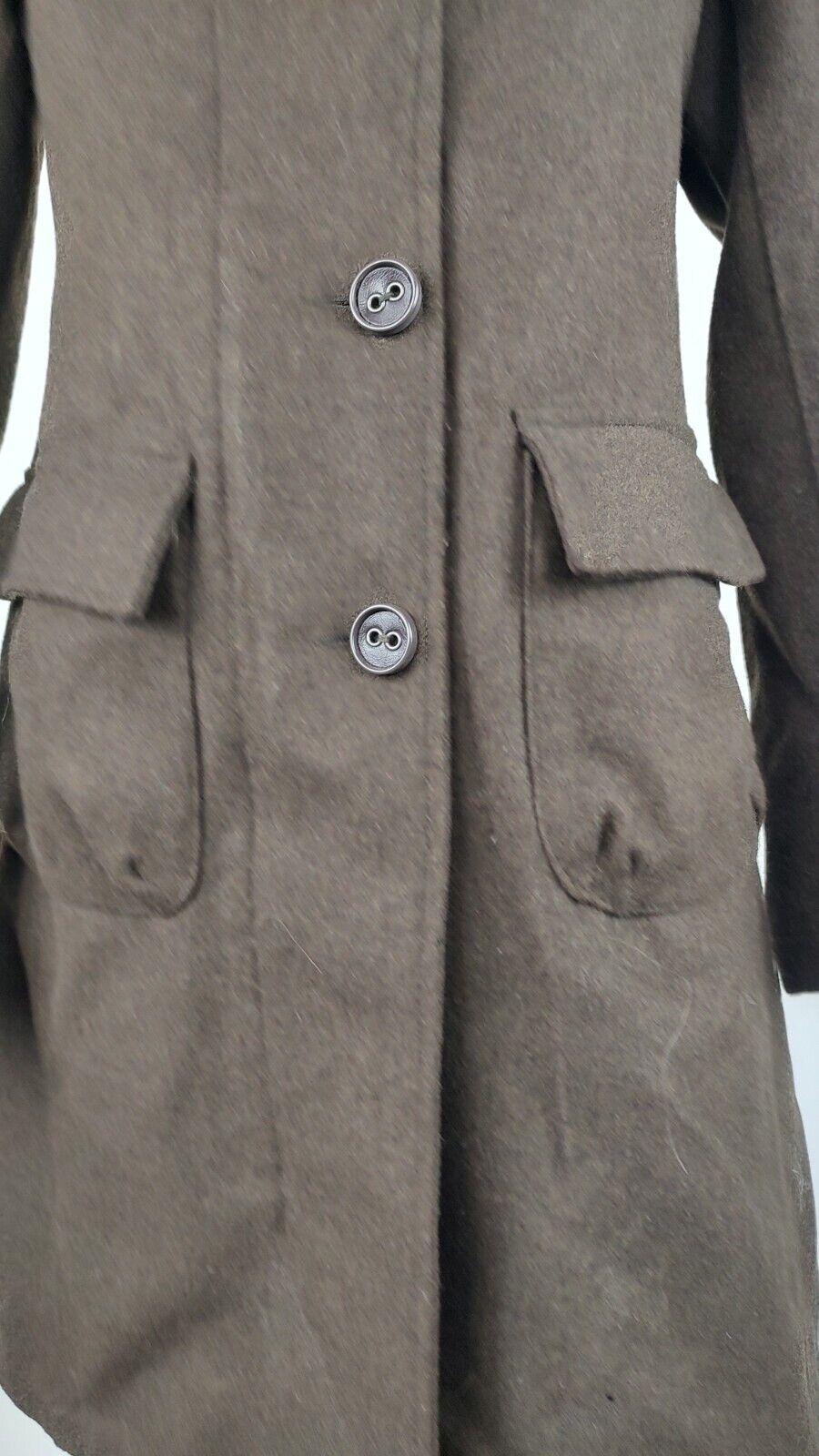 TIMBERLAND CAPPOTTO DONNA Tg L WOMAN LANA COAT VINTAGE CASUAL ITALY POLIURETANO