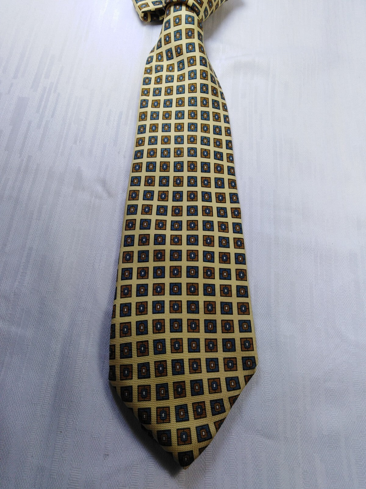 CRAVATTERIA DEL CORSO  SILK TIE SETA CRAVATTA NECKTIE ITALY SELF TIPPED