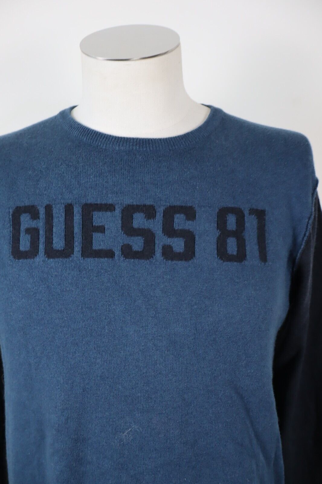 GUESS MAGLIONE VINTAGE UOMO Tg. S MAN SWEATER CASUAL LANA COTONE