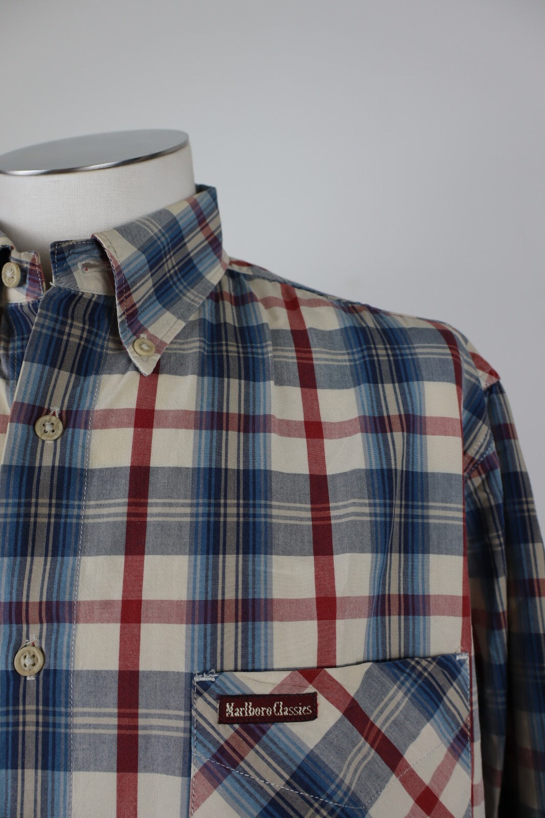 MARLBORO CLASSICS CAMICIA UOMO COTONE TG. XL  MAN CASUAL VINTAGE SHIRT