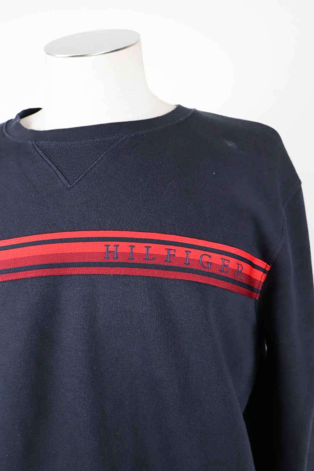 TOMMY HILFIGER FELPA UOMO Tg L MAN SPORT COTONE COTTON SWEATSHIRT VINTAGE