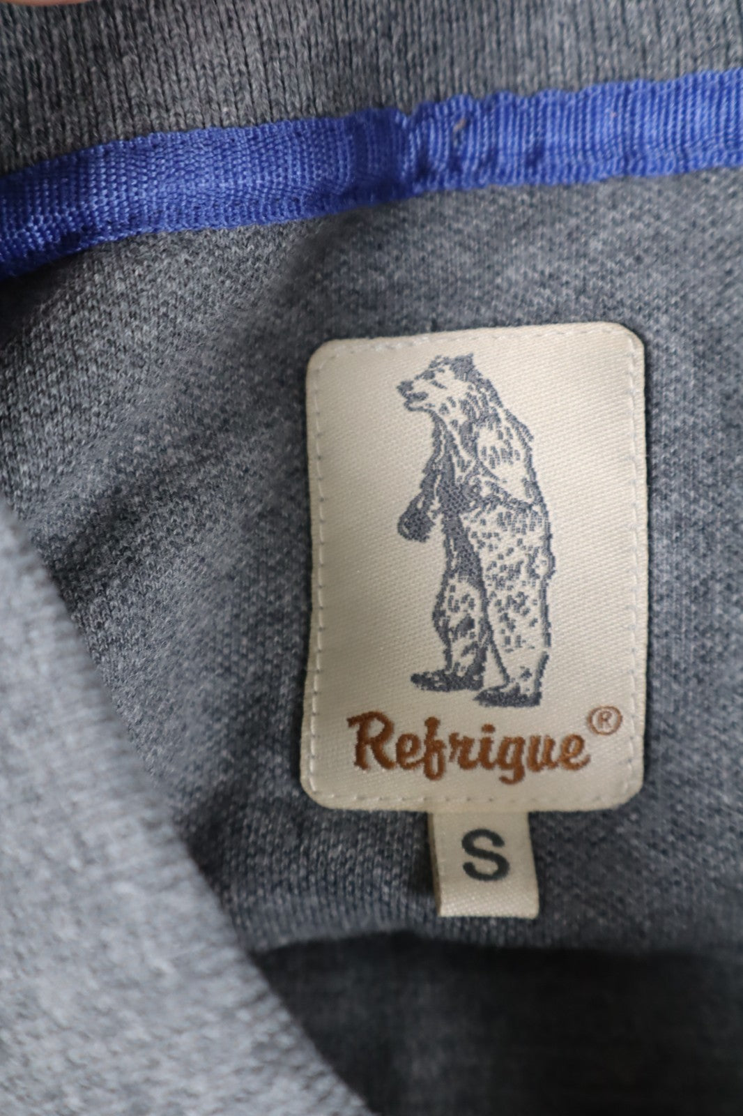 REFRIGUE MAGLIA POLO UOMO TG. S MAN T-SHIRT CASUAL VINTAGE COTONE