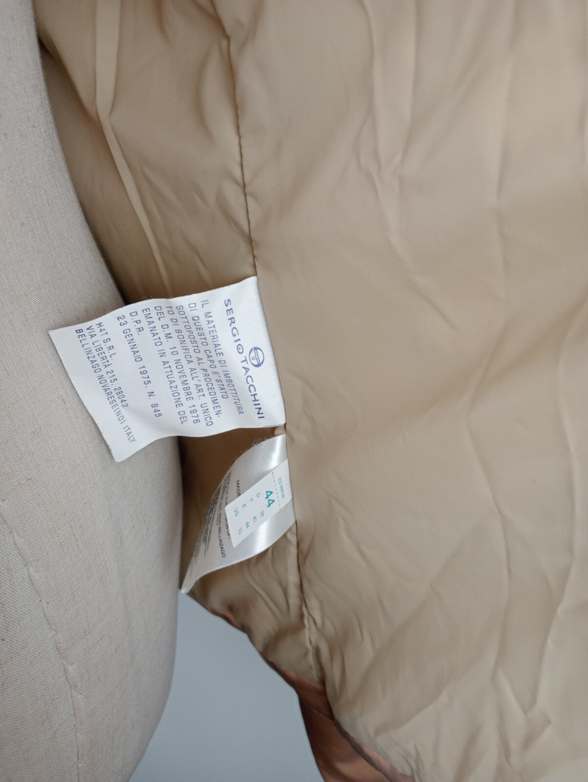 SERGIO TACCHINI GIUBBINO PIUMINO DONNA Tg 44 GIACCA WOMAN JACKET CASUAL VINTAGE