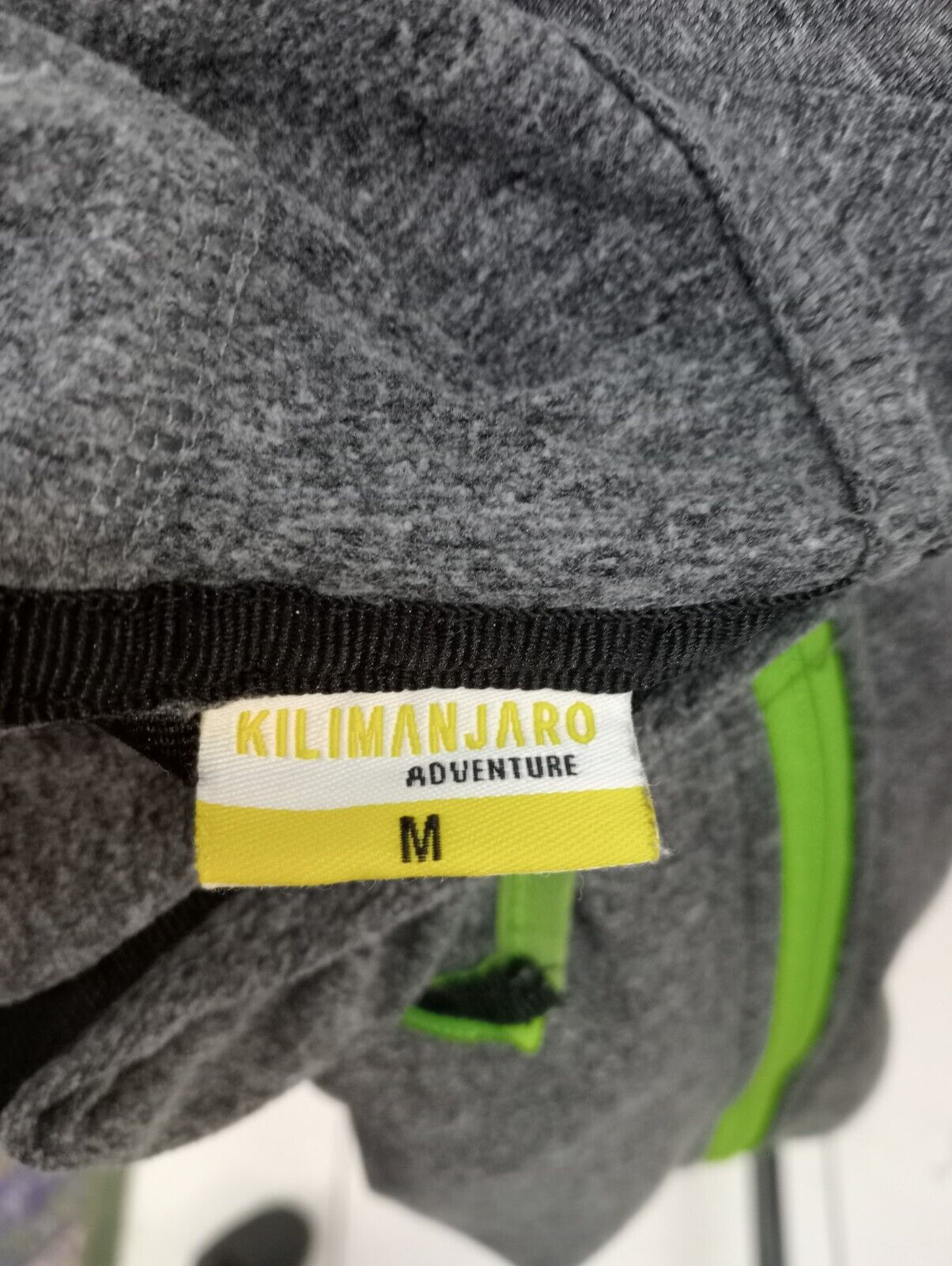 KILIMANJARO FELPA CAPPUCCIO JACKET UOMO Tg M MAN SWEATSHIRT CASUAL VINTAGE