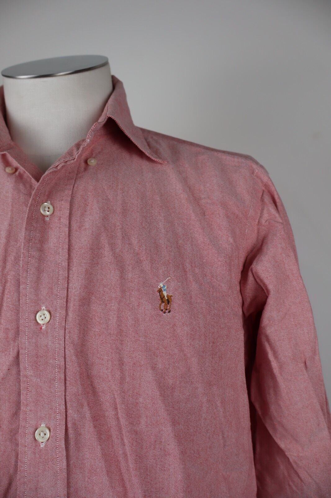 RALPH LAUREN CAMICIA UOMO TG. 15 MAN CASUAL VINTAGE SHIRT COTONE COTTON
