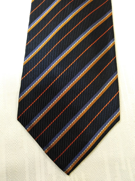 PICARDI NAPOLI 100% SETA SILK  TIE CRAVATTA NECKTIE ITALY VINTAGE SELF TIPPED
