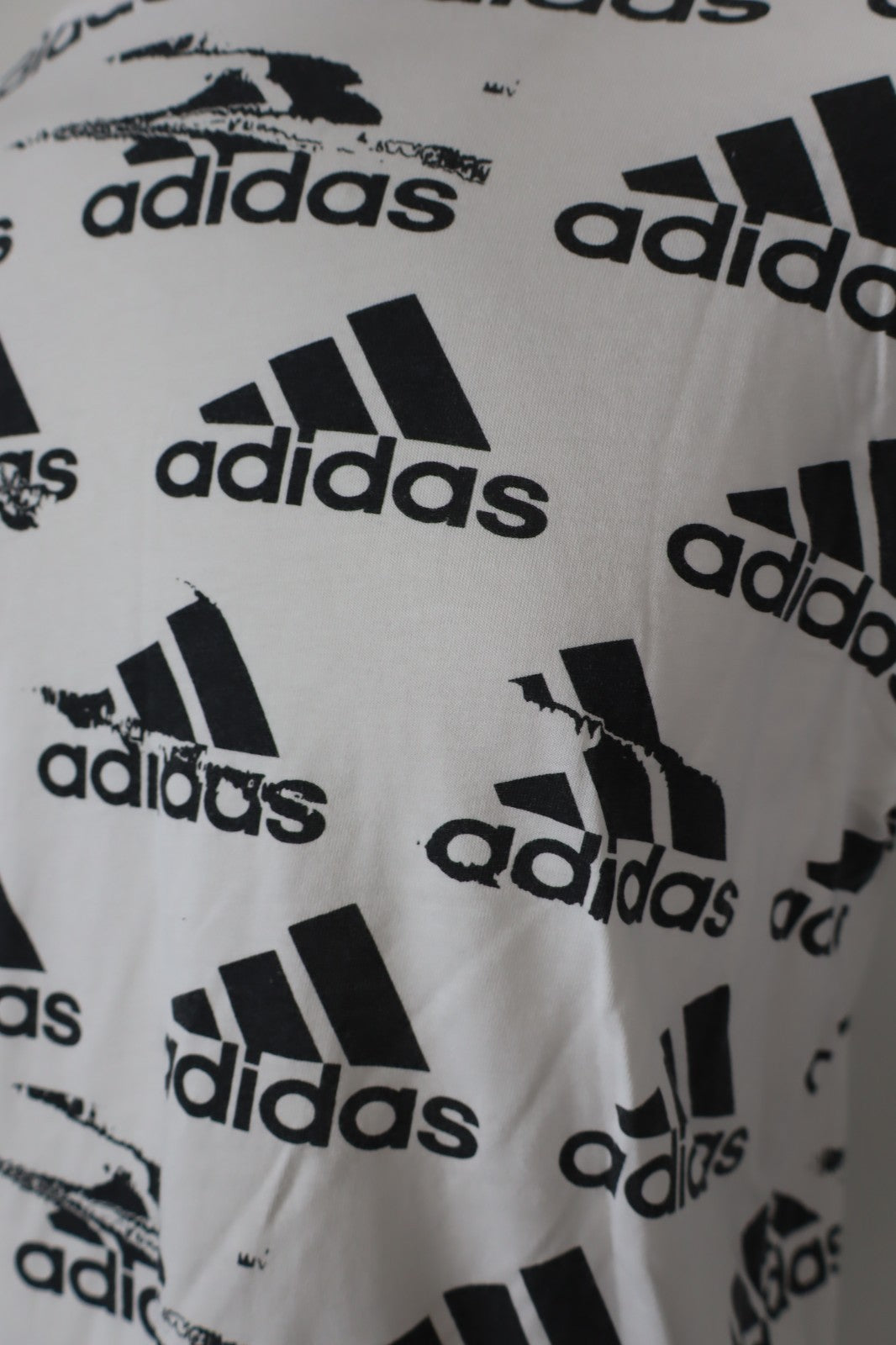 ADIDAS MAGLIA UOMO TG M MAN T-SHIRT CASUAL VINTAGE COTONE COTTON LOGO