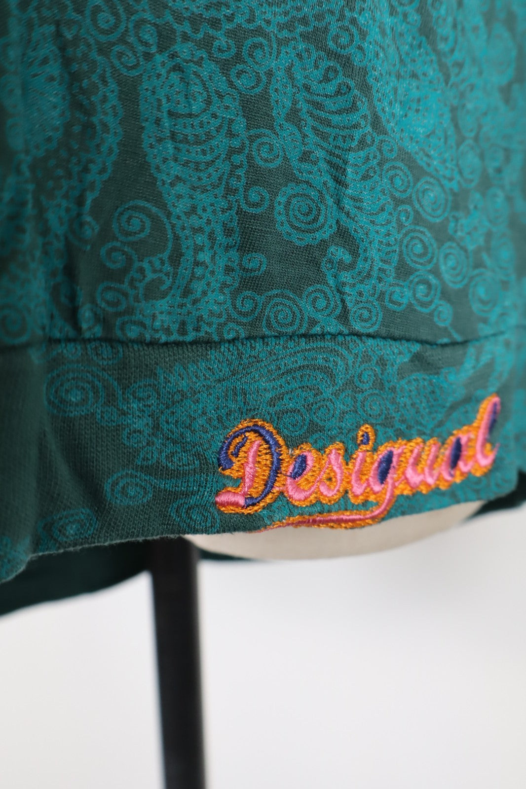 DESIGUAL MAGLIA DONNA TG. L WOMAN CASUAL VINTAGE T-SHIRT  TOP CANOTTA
