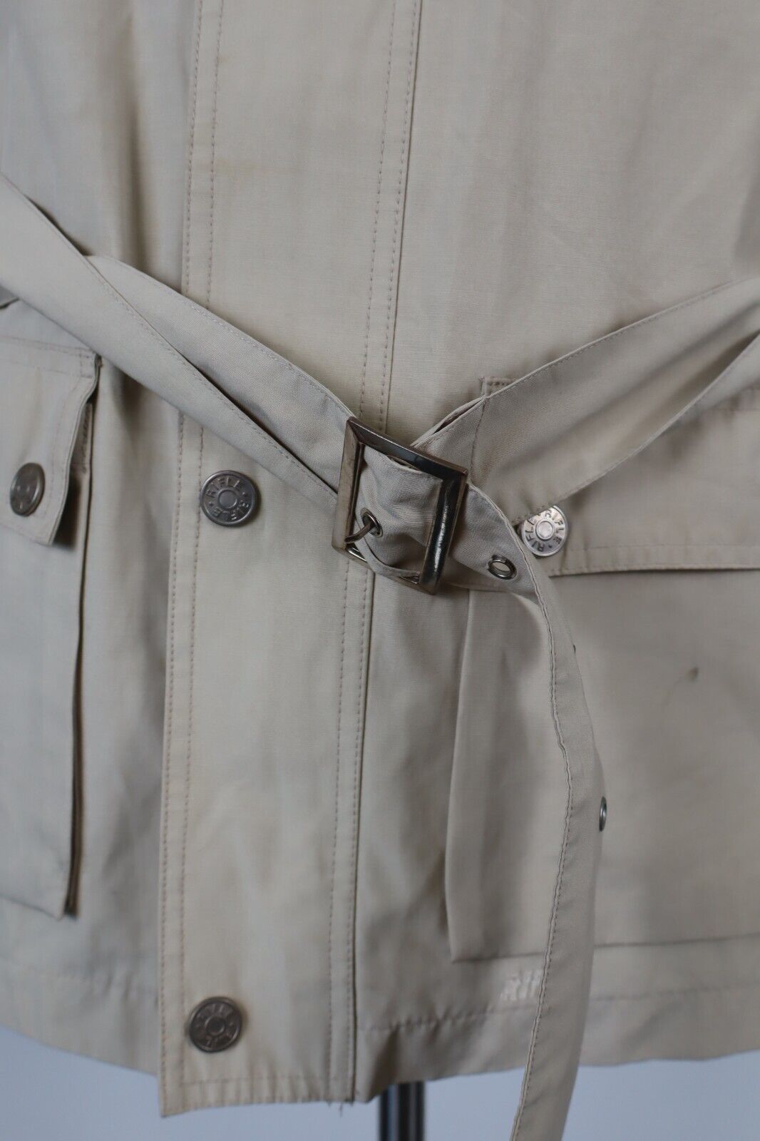 RIFLE CAPPOTTO TRENCH UOMO Tg M MAN VINTAGE CASUAL JACKET COTONE