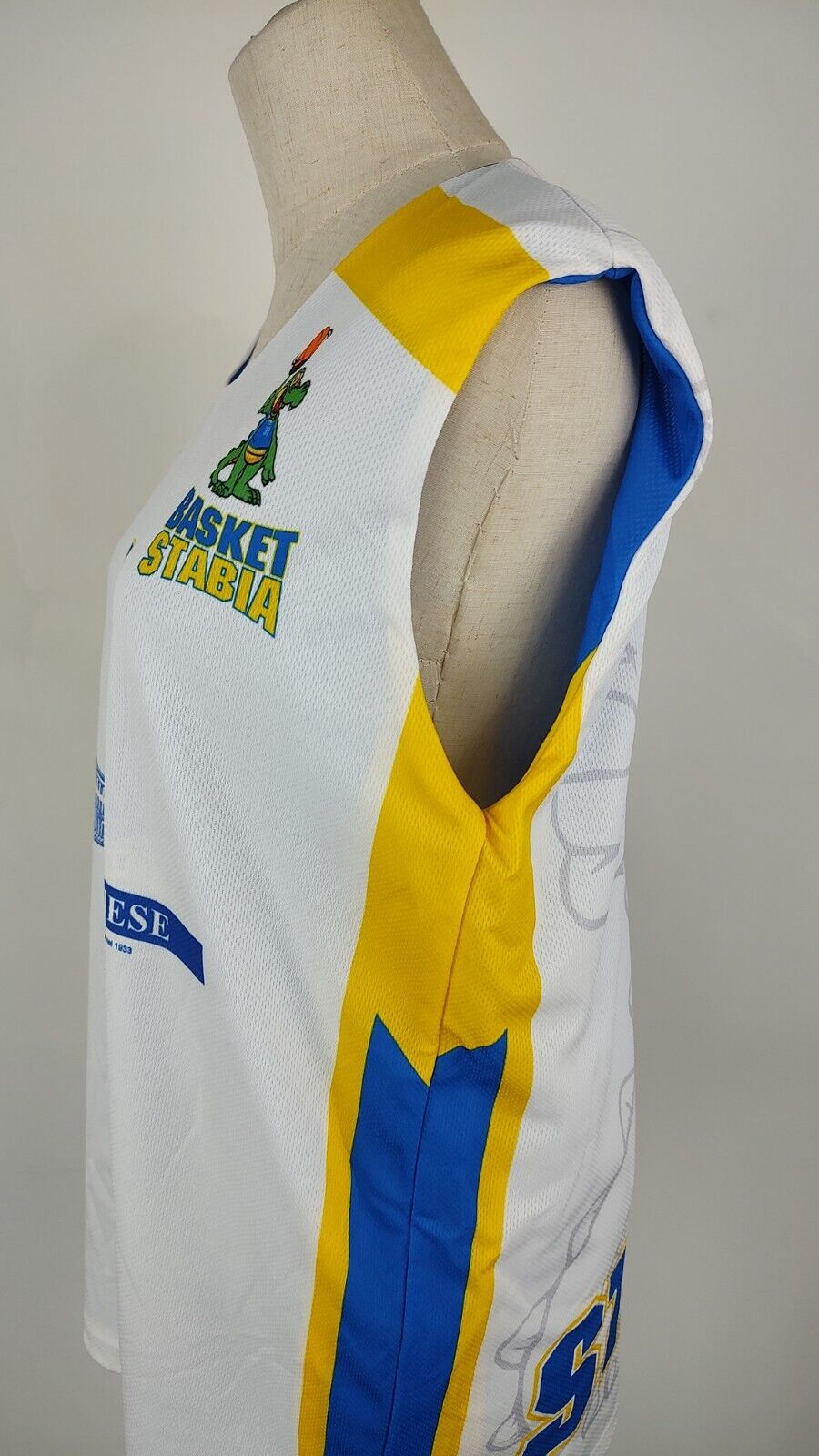 STABIA CANNAVALE N. 3 CANOTTA DONNA BASKET INDOSSATA TG M SPORT DOUBLE-FACE