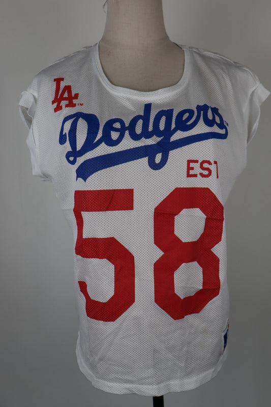 ALCOTT LA DODGERS MAGLIA BASEBALL  DONNA TG. L WOMAN SHIRT SPORT VINTAGE