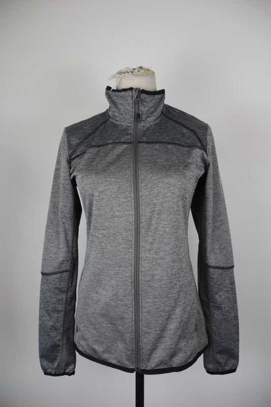 COLUMBIA FELPA CON ZIP GIACCA DONNA Tg M WOMAN CASUAL VINTAGE SPORT JACKET