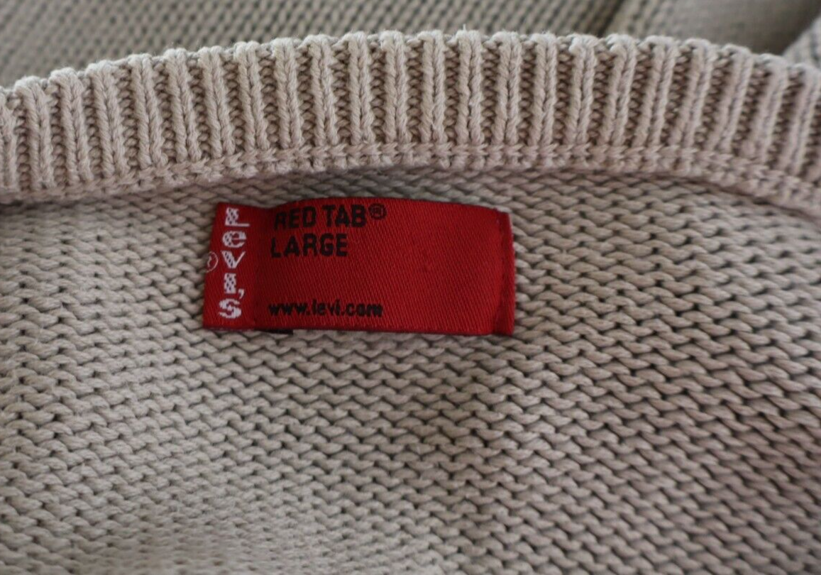 LEVI'S RED TAB MAGLIONE MAGLIA COTONE COTTON VINTAGE UOMO L MAN SWEATER CASUAL