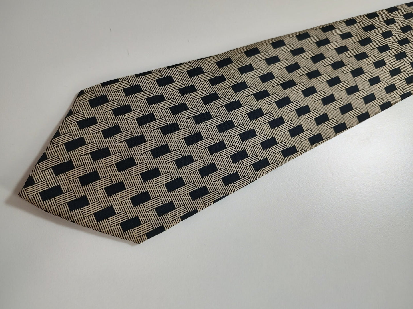 ANGELO MARINO NAPOLI 100% SILK TIE SETA CRAVATTA NECKTIE MADE IN ITALY CLASSIC