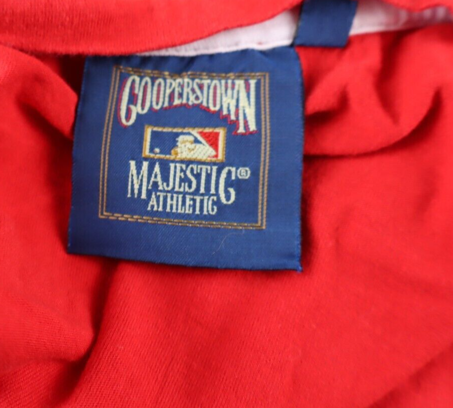COOPERSTOWN MAJESTIC NY T-SHIRT BASEBALL UOMO MAGLIA Tg S MAN SPORT COTONE