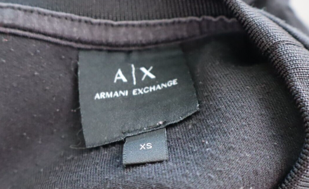 AX ARMANI EXCHANGE FELPA UOMO Tg XS MAN SPORT JACKET SWEATSHIRT VINTAGE