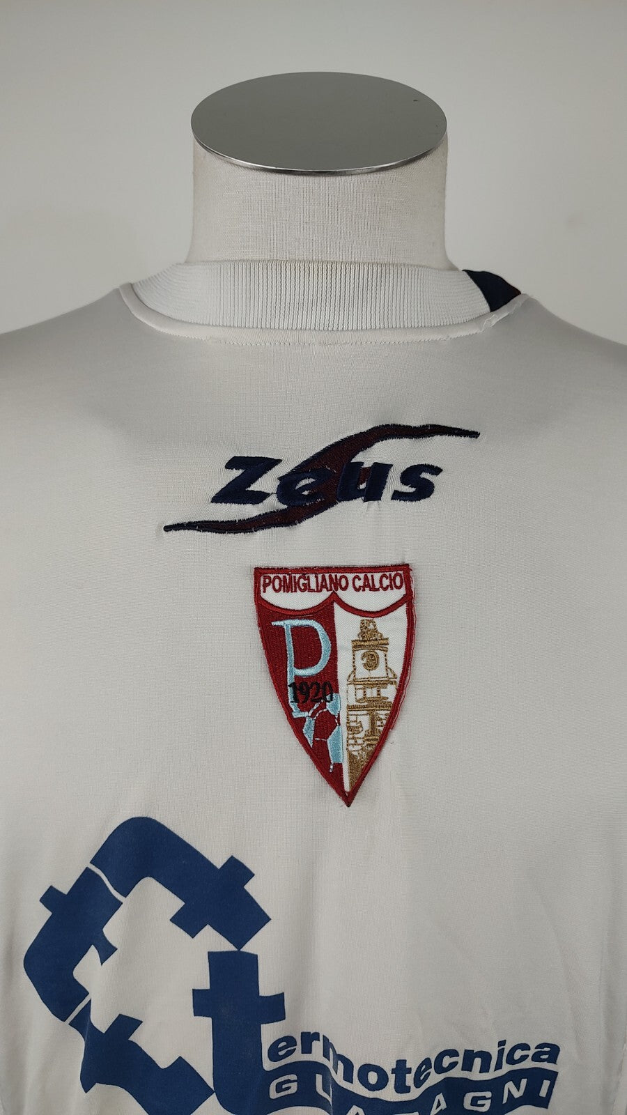 ZEUS POMIGLIANO N 4 MAGLIA CALCIO UOMO Tg L TRIKOT JERSEY SOCCER VINTAGE SPORT