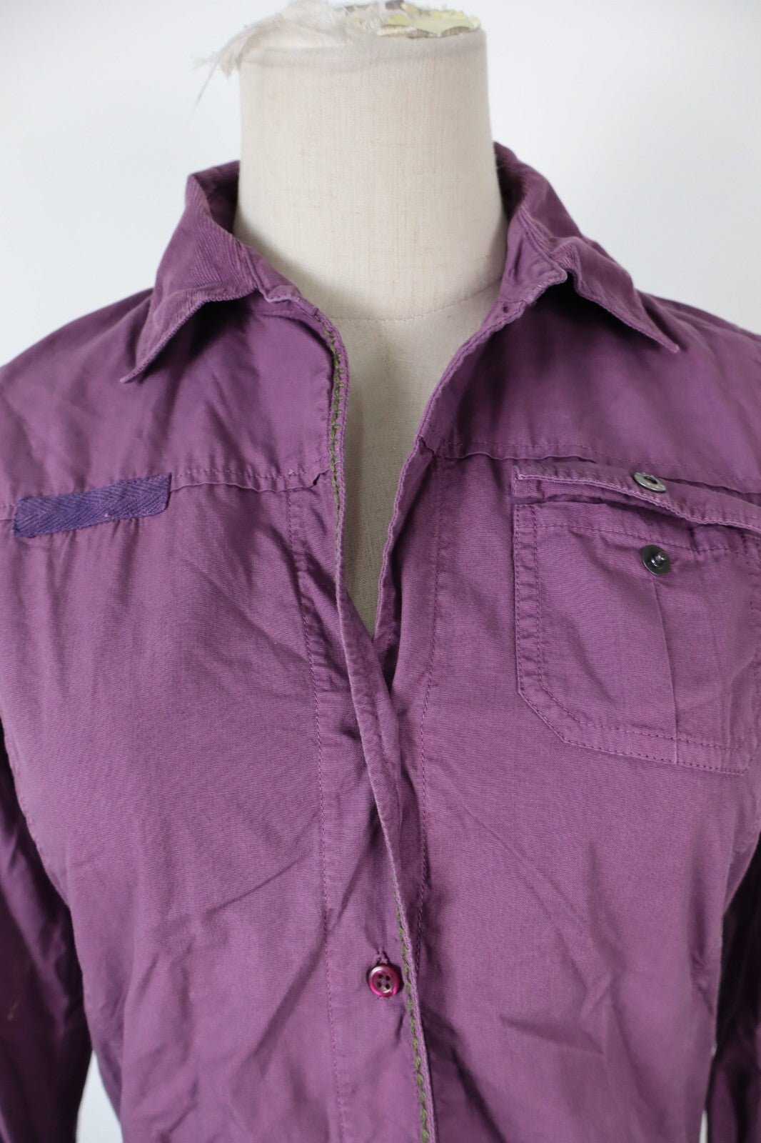 NAPAPIJRI CAMICIA DONNA TG. S WOMAN SHIRT CASUAL VINTAGE COTONE