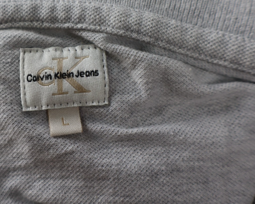 CALVIN KLEIN JEANS POLO SMANICATA DONNA TG L WOMAN CASUAL VINTAGE T-SHIRT MAGLIA