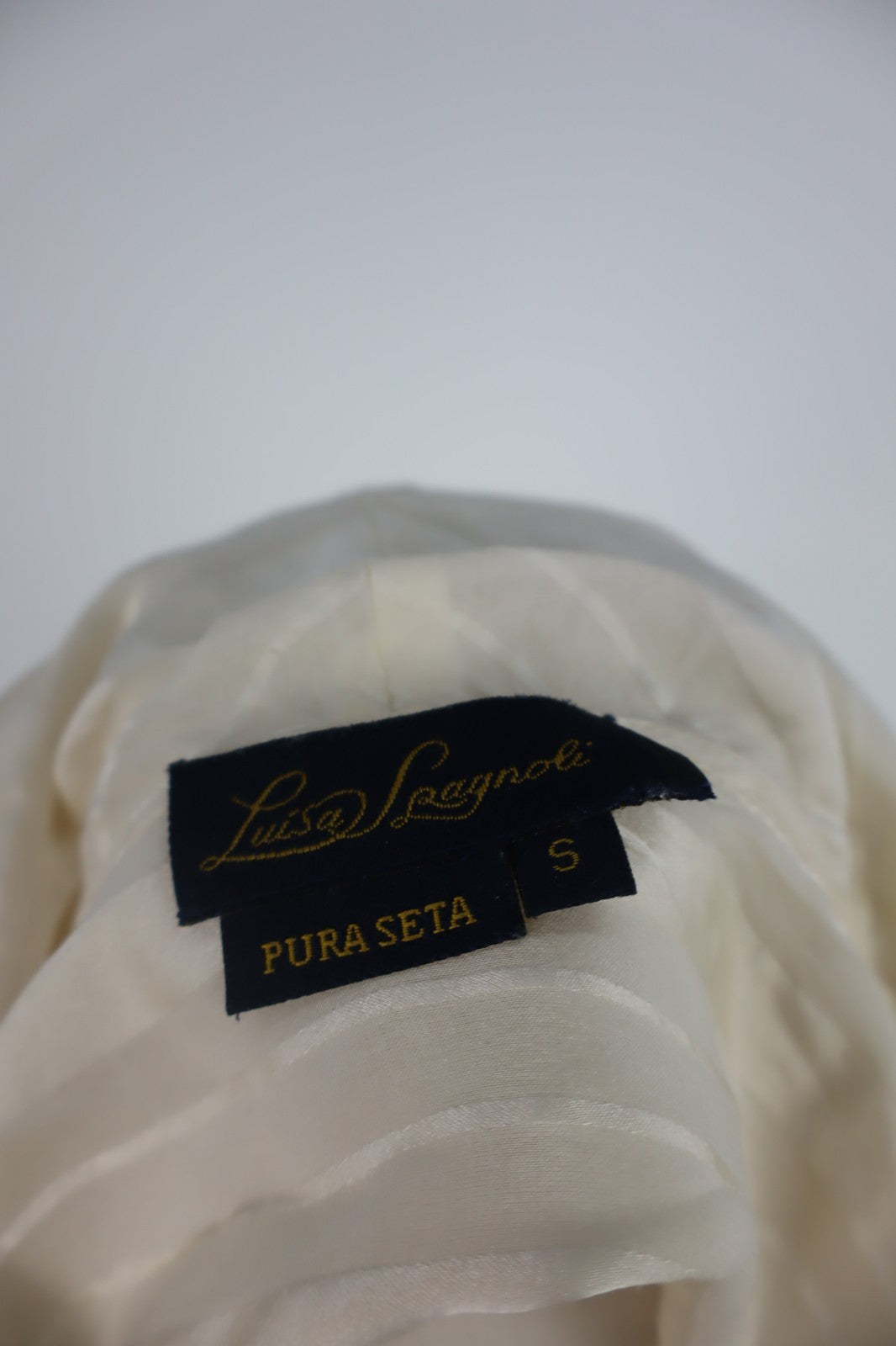 LUISA SPAGNOLI CAMICIA  DONNA TG. S WOMAN SHIRT CASUAL VINTAGE SETA SILK BOTTONI